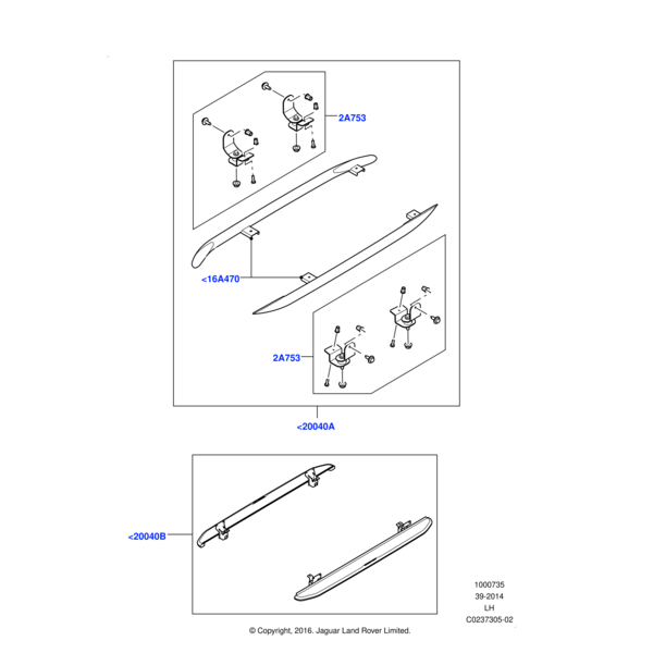 Side Tubes - Bright finish, for Dynamic and Autobiography