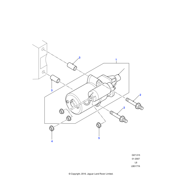 Land Rover Starter Motor