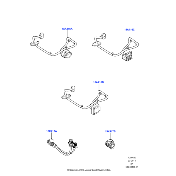 Towing Electrics - 13 Pin, 5 Seat and 5+2 Seat, without Spare Wheel, Pre 20MY