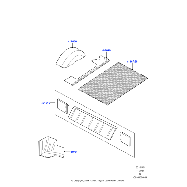 Land Rover Panel - Wheelhouse - Inner