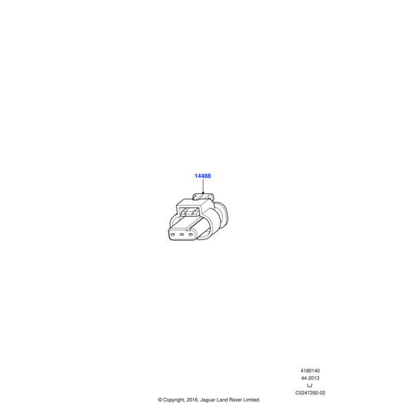 YPC800190 - Jaguar Land Rover Connector