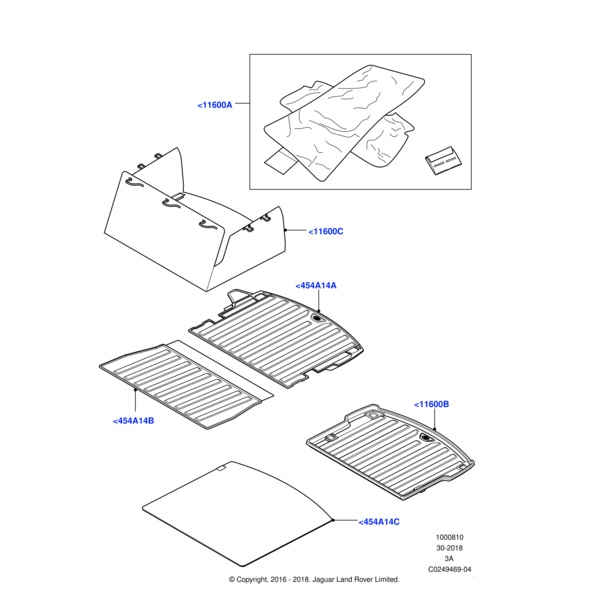 Loadspace Liner Tray - Luggage Divider