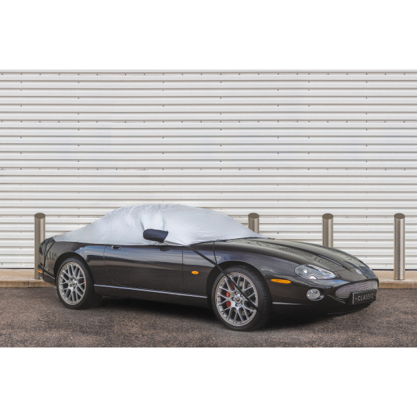 Classic Jaguar Waterproof Outdoor Half Car Cover