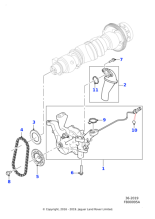 JDE40053 - Jaguar Oil and vacuum pump assembly