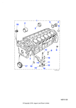 C37925 - Jaguar Chain adjuster plug