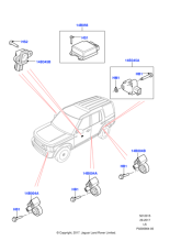 LR043878 - Land Rover Sensor - Side Air Bag