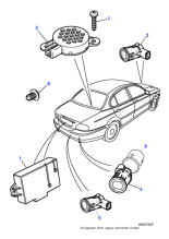 C2N3844 - Jaguar Reversing aid module