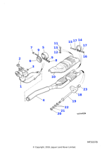 EBC9388A - Jaguar Manifold gasket