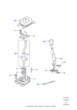 FTC5252 - Land Rover Gaiter-gear lever assembly