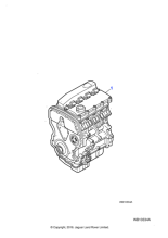 C2S49296E - Jaguar Engine - Stripped