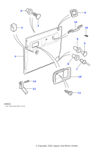 MXC1800 - Land Rover Fastener-fir tree