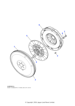 576476 - Land Rover Cover-clutch assembly