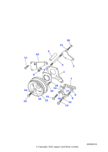 NH606041L - Land Rover Nut - Hex.