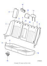 C2S41932SEL - Jaguar Seat squab