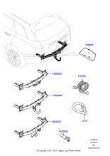 Electrically Deployable Tow Bar, Coil Suspension, Pre 21MY