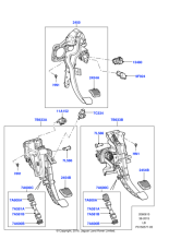 LR019974 - Land Rover Pedal And Bracket