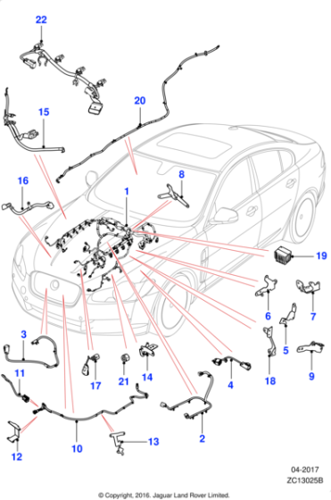 C2Z26796 - Jaguar Connector bracket