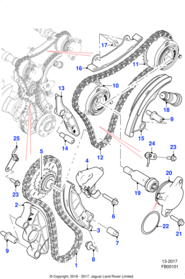 JDE36926 - Jaguar Timing chain tensioner