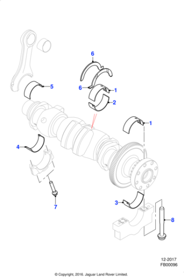 JDE40677 - Jaguar Bearing - Connecting Rod