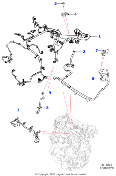 T4N9841 - Jaguar Bracket