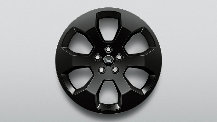 20" Style 6011, 6 spoke, Gloss Black