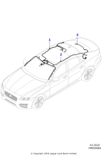 T2H27987 - Jaguar Roof harness