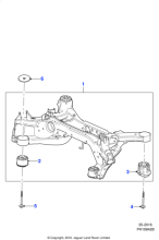 C2P10132 - Jaguar Suspension subframe
