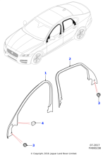 C2D3465010 - Jaguar Trim clip