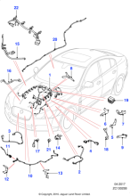 C2Z24627 - Jaguar Engine management harness