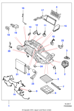 T2H26608 - Jaguar Evaporator and blower