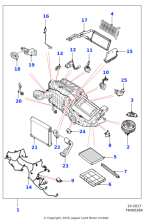 T2H28718 - Jaguar Evaporator and blower