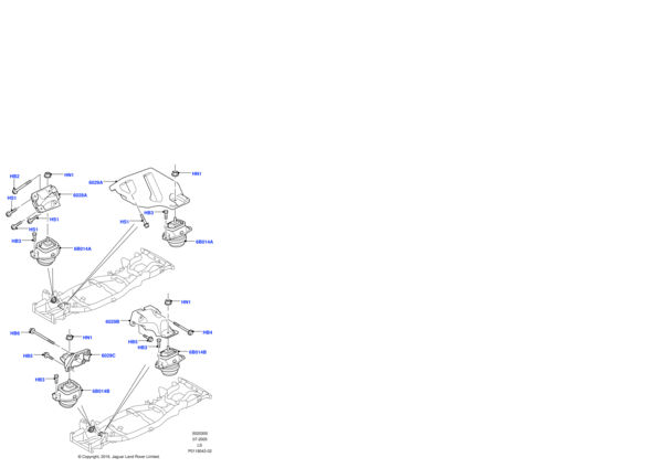 KKU500610 - Land Rover Bracket - Engine Support