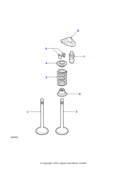 ERR7234 - Land Rover Follower assembly-valve camshaft finger