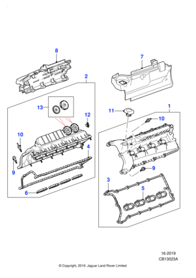 C2Z18783 - Jaguar Coil cover