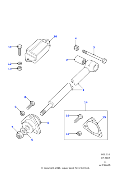 90575789 - Land Rover Stop-rebound rear suspension