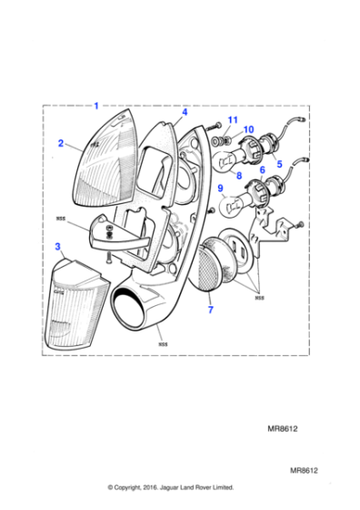 C33930 - Jaguar Tail lamp