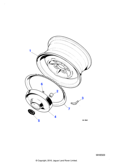 CBC8119 - Jaguar Road wheel