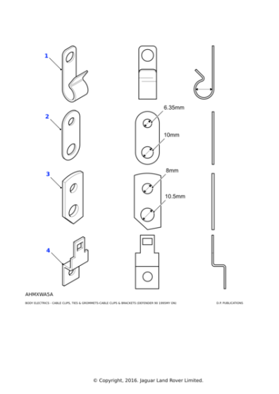 AMR1935 - Land Rover Bracket-mounting
