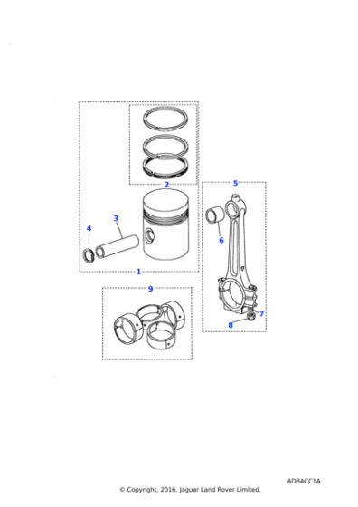 RTC1730 - Land Rover Set-connecting rod bearing