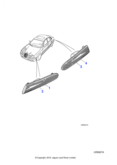 XR844123 - Jaguar Side marker