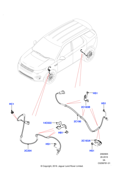 LR139906 - Land Rover Sensor