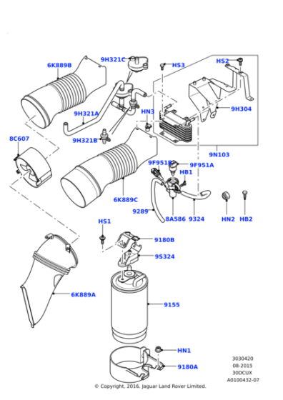 RYH000120 - Land Rover Nut