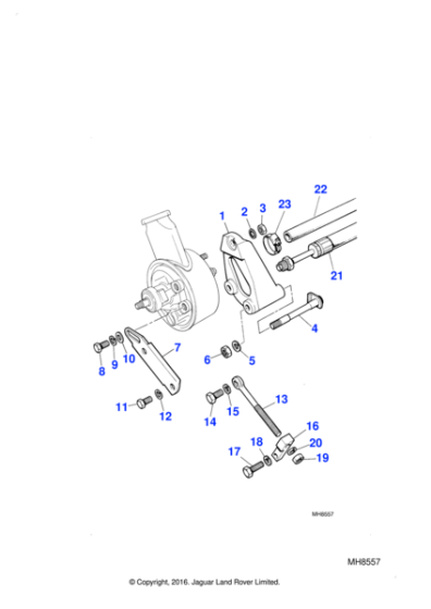 C23367 - Jaguar Adjuster bracket