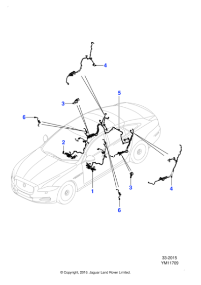 C2D54811 - Jaguar Seat harness