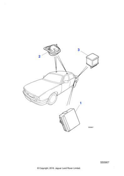 JLM11884 - Jaguar Inclination sensor kit
