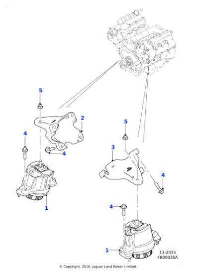 T2H2103 - Jaguar Engine mounting bracket