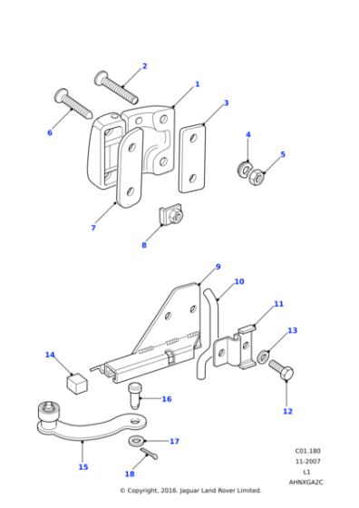 MRC1980 - Land Rover Washer-nylon