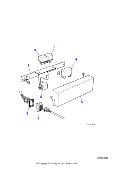 C39314 - Jaguar Bulkhead connector plug