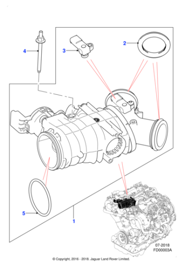 JDE36159 - Jaguar Throttle body