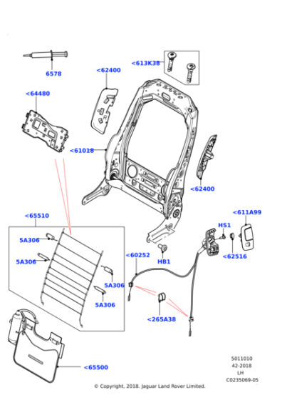 LR036042 - Land Rover Sleeve - Guide